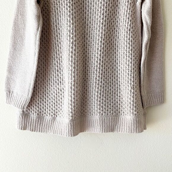 Rebecca Taylor Mohair Wool Blend Knit Hooded Sequin Cardigan - Picture 6 of 12